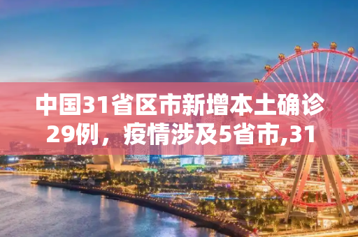 中国31省区市新增本土确诊29例，疫情涉及5省市,31省区市新增本土确诊29例 涉5省市