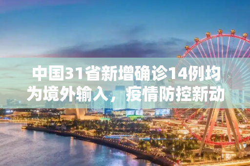 中国31省新增确诊14例均为境外输入，疫情防控新动态,31省新增确诊14例均为境外输入