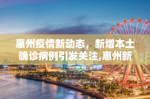 惠州疫情新动态，新增本土确诊病例引发关注,惠州新增本土确诊