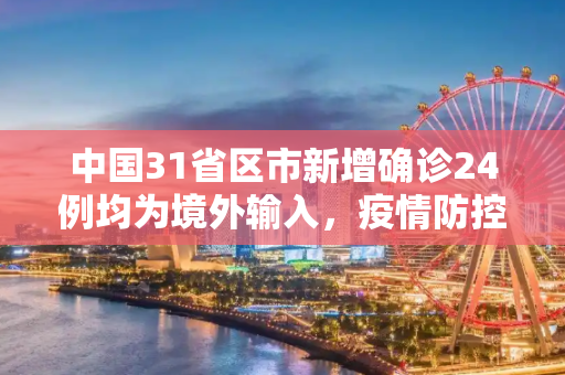中国31省区市新增确诊24例均为境外输入，疫情防控形势依然严峻,31省区市新增确诊24例均为境外输入