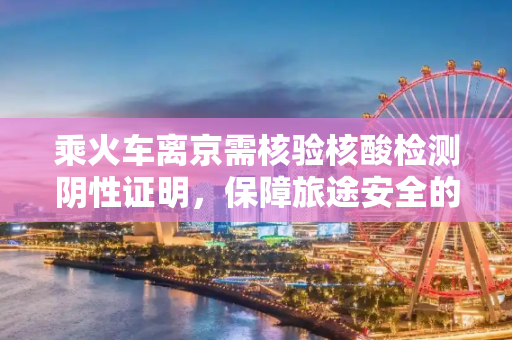 乘火车离京需核验核酸检测阴性证明，保障旅途安全的新举措,乘火车离京将查核酸检测阴性证明